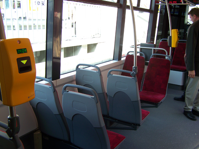 Skoda Tram "For City" für Prag - Fahrgastraum