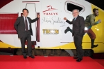 Steven Spielberg signiert Tim und Struppi-Zug