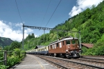 Historische BLS-Züge fahren im Sommer fünfmal über die Lötschberg-Bergstrecke