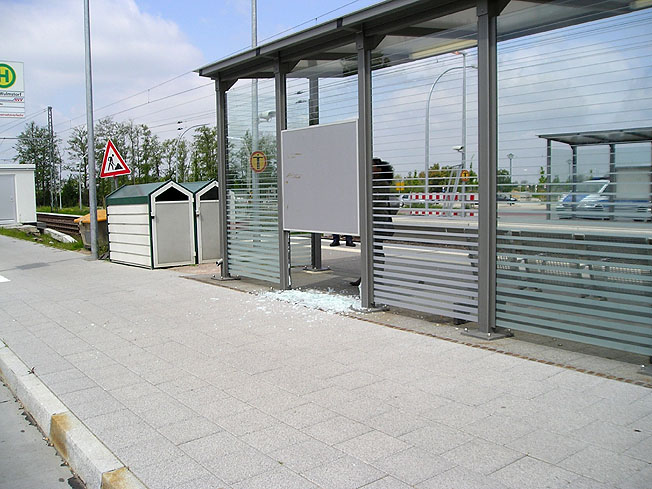 Vandalismus am Bahnhof Neu Wulmstorf