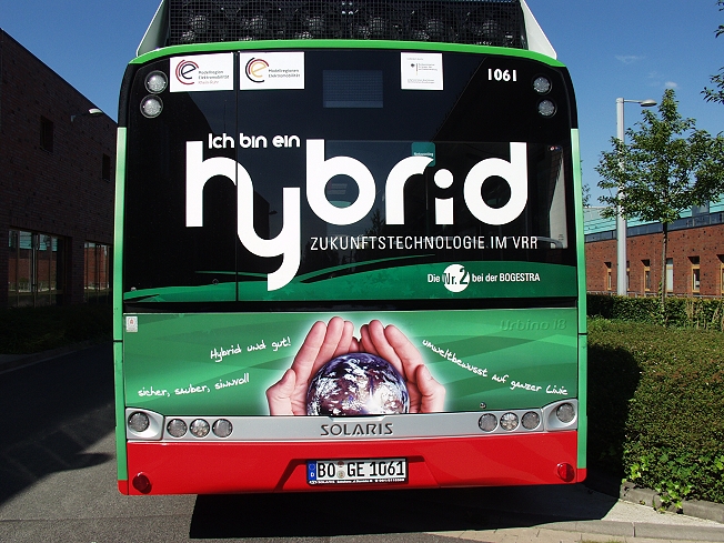 Hybridbusflotte des VRR