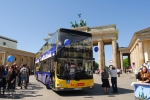 Europa-Bus tourt durch Berlin