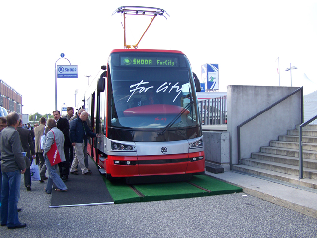 Skoda Tram "For City" für Prag