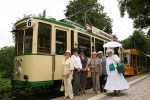 Historische Straßenbahnen zum Sudenburger Straßenfest