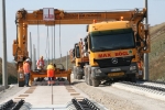 Feste Fahrbahn auf der NBS zwischen Erfurt und Ilmenau