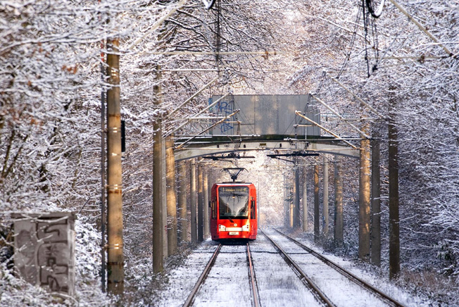 Weißer Winter, weiße Fahrt