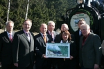 Sonderpostwertzeichen 125 Jahre Schmalspurbahnen im Harz offiziell übergeben