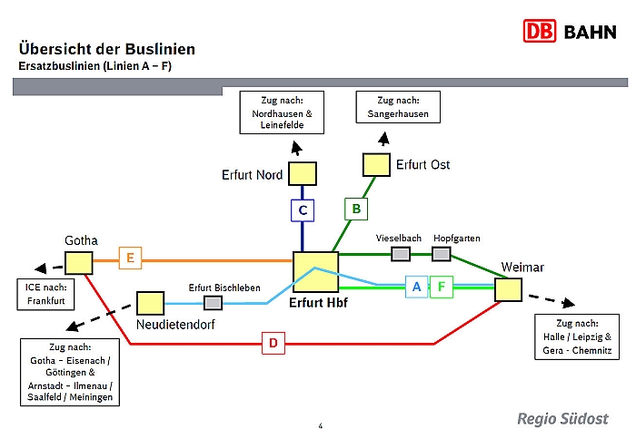 Knoten Erfurt Pfingsten 2012 gesperrt