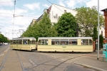 Historische Straßenbahnen zum Sudenburger Straßenfest