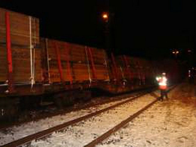 Neumünster: Waggon eines Güterzuges entgleist