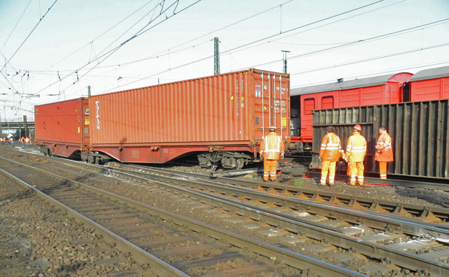 Güterzug in Hannover-Linden entgleist