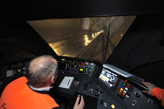 Versuchsbetrieb im Gotthard-Basistunnel gestartet