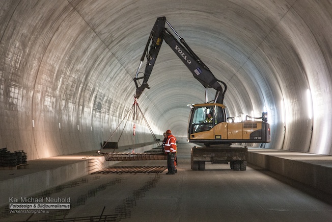 Gleisbauarbeiten im Bauabschnitt Lichtenfels (VDE 8)