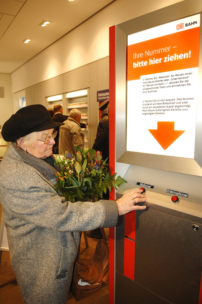 Neues Aufrufsystem beim Ticketkauf