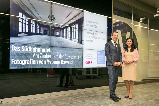 ÖBB starten mit Digital Wall am neuen Wiener Hbf