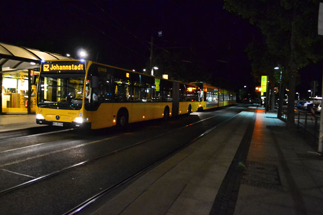 VVO: Mehr Nachtbusse zur Zeitumstellung