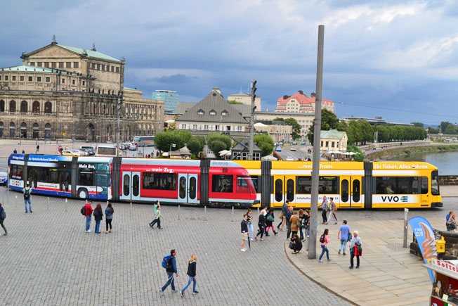 Busse und Bahnen im VVO auch 2014 gefragt