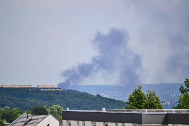 Brand im Werk Oberbaustoffe Witten