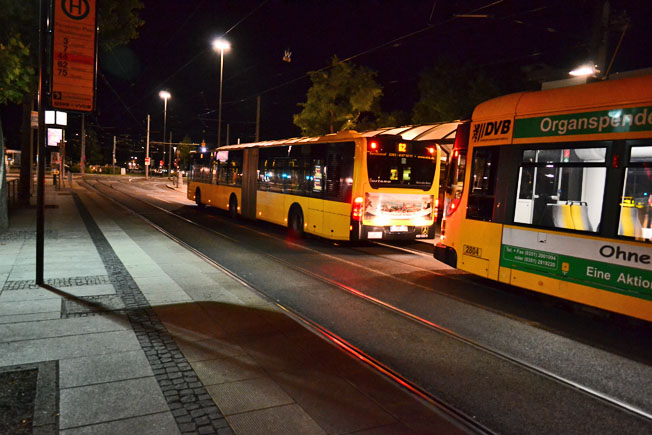 VVO: Mehr Nachtbusse zur Zeitumstellung