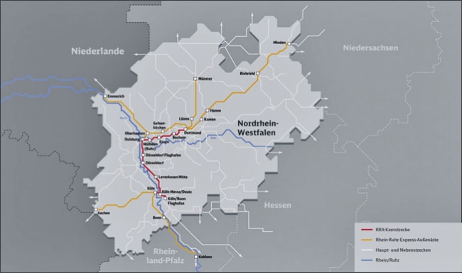 Der Rhein-Ruhr-Express (RRX) verbindet Metropolen