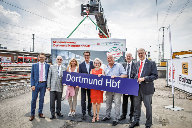 Spatenstich zur Modernisierung des Dortmunder Hauptbahnhofs