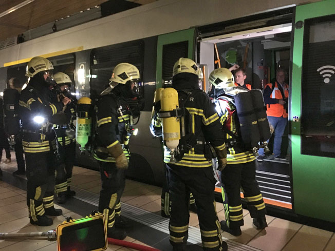 Notfallübung im Citytunnel Leipzig