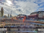 Bauarbeiten am Chemnitzer Bahnbogen schreiten weiter voran
