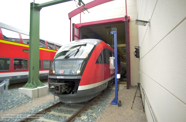 Zugwaschanlage in DB Regio-Werkstatt in Erfurt in Betrieb genommen