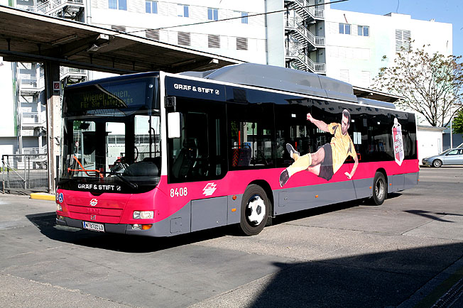 Fußballbus der Wiener Linien zur EM 2008