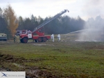 Gemeinsame Übung der Litauischen Eisenbahn (SC) und der Feuerwehr Vilnius