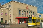 Straßenbahn der DVG am Hauptbahnhof