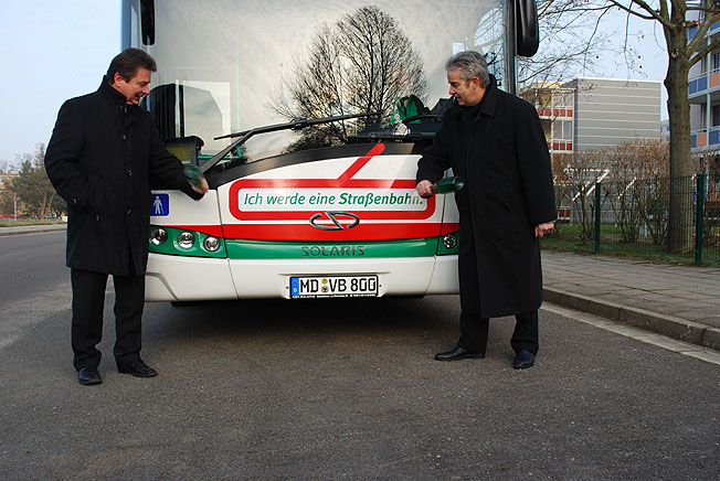 Ich werde eine Straßenbahn