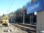 Bauarbeiten am Bahnhof Kitzbühel
