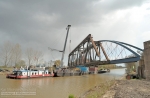 Rückbau der alten Florabrücke in Haldensleben