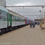 Schnellzug im Bahnhof Kosice (SK)