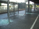 Vandalismus im Godesberger Bahnhof
