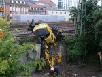 Bahnbetriebsunfall an Bahnunterführung