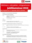 Jubiläums-Tour in Schwerin - das Programm