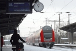 Winter bei der Bahn